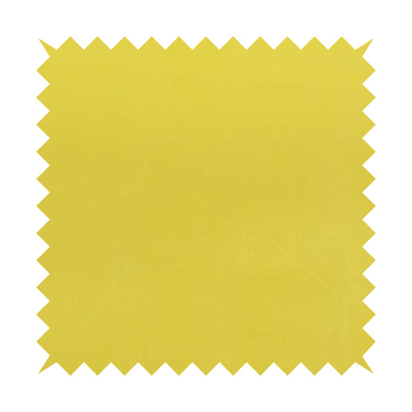 Capelli Soft Sheen Vinyl Faux Leather Yellow Colour Upholstery Fabric