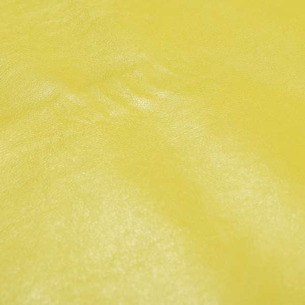 Capelli Soft Sheen Vinyl Faux Leather Yellow Colour Upholstery Fabric