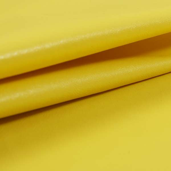 Capelli Soft Sheen Vinyl Faux Leather Yellow Colour Upholstery Fabric