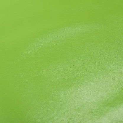 Capelli Soft Sheen Vinyl Faux Leather Lime Green Colour Upholstery Fabric