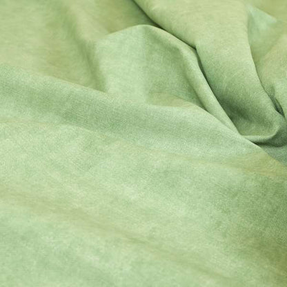 Capri Pastel Effect Cotton Chenille Upholstery Fabric In Olive Green Colour - Roman Blinds