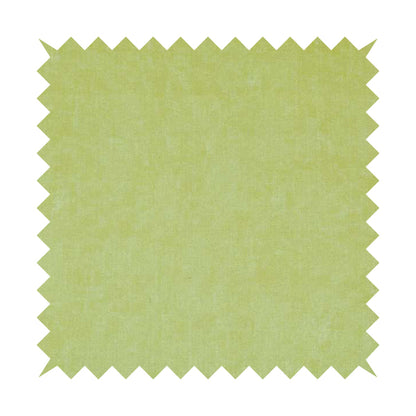 Capri Pastel Effect Cotton Chenille Upholstery Fabric In Green Yellow Hay Colour - Handmade Cushions