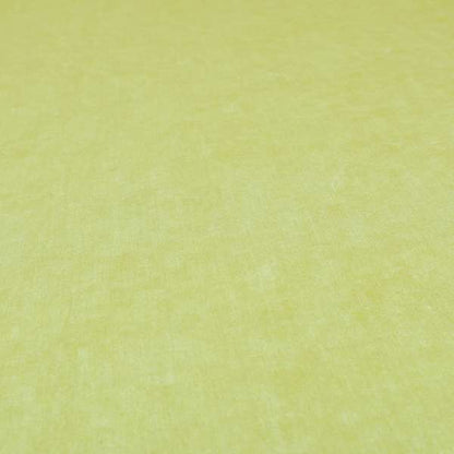Capri Pastel Effect Cotton Chenille Upholstery Fabric In Green Yellow Hay Colour - Handmade Cushions