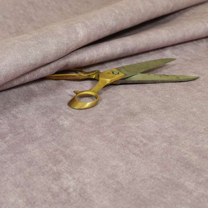 Capri Pastel Effect Cotton Chenille Upholstery Fabric In Purple Colour - Roman Blinds