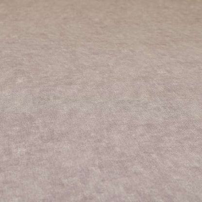 Capri Pastel Effect Cotton Chenille Upholstery Fabric In Purple Colour