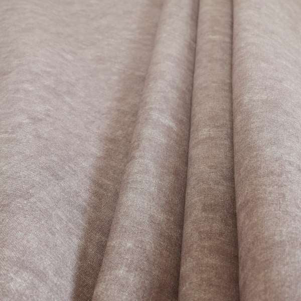 Capri Pastel Effect Cotton Chenille Upholstery Fabric In Purple Colour
