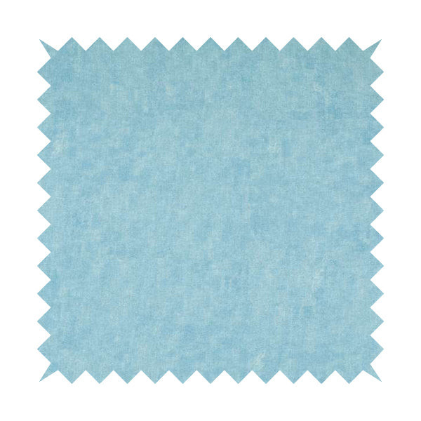 Capri Pastel Effect Cotton Chenille Upholstery Fabric In Blue Colour - Roman Blinds