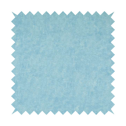 Capri Pastel Effect Cotton Chenille Upholstery Fabric In Blue Colour - Handmade Cushions