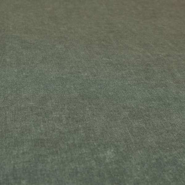 Capri Pastel Effect Cotton Chenille Upholstery Fabric In Grey Black Colour