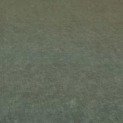 Capri Pastel Effect Cotton Chenille Upholstery Fabric In Grey Black Colour