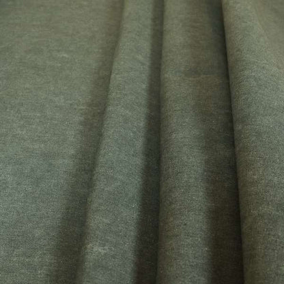 Capri Pastel Effect Cotton Chenille Upholstery Fabric In Grey Black Colour - Roman Blinds