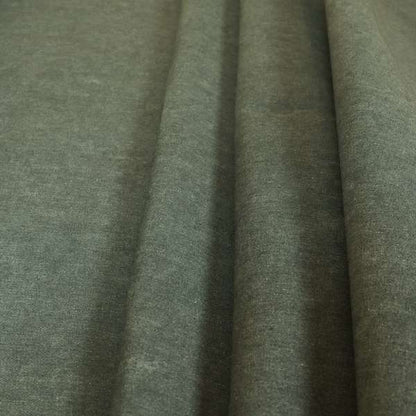 Capri Pastel Effect Cotton Chenille Upholstery Fabric In Grey Black Colour - Handmade Cushions