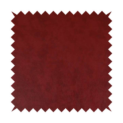 Chester Durable Quality Aged Finish Look Faux Leather In Red Colour Soft Finish