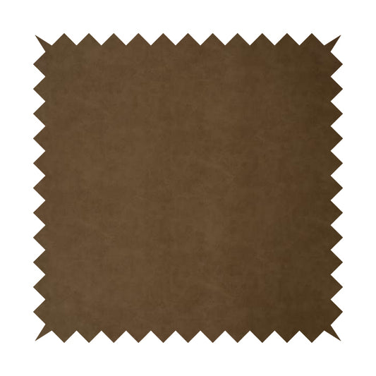 Chester Faux Nubuck Leather Soft Semi Sueded Finish In Walnut Brown Colour