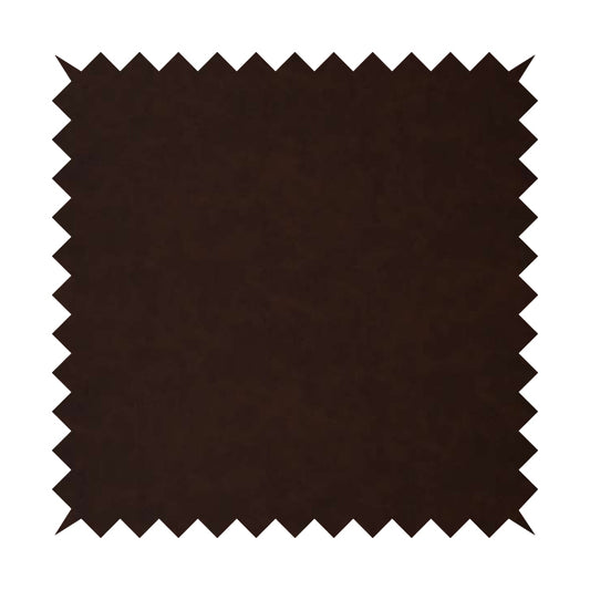 Chester Faux Nubuck Leather Soft Semi Sueded Finish In Chestnut Brown Colour