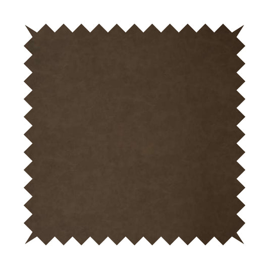 Chester Faux Nubuck Leather Soft Semi Sueded Finish In Conker Brown Colour