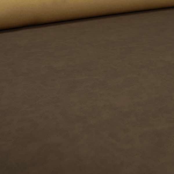 Chester Faux Nubuck Leather Soft Semi Sueded Finish In Conker Brown Colour