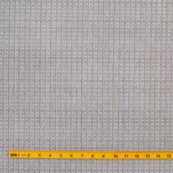 Cleveland Thick Durable Woven Hopsack Type Soft Upholstery Fabric In Silver Grey Colour