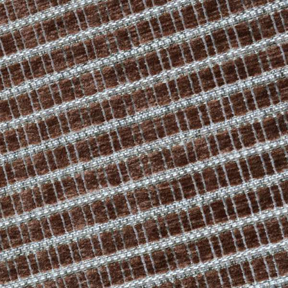 Cleveland Thick Durable Woven Hopsack Type Soft Upholstery Fabric In Brown Colour - Roman Blinds