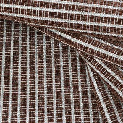 Cleveland Thick Durable Woven Hopsack Type Soft Upholstery Fabric In Brown Colour - Handmade Cushions