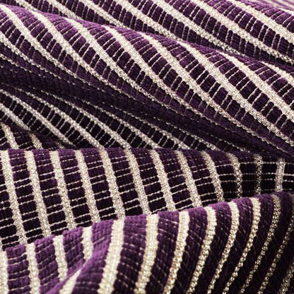 Cleveland Thick Durable Woven Hopsack Type Soft Upholstery Fabric In Purple Colour
