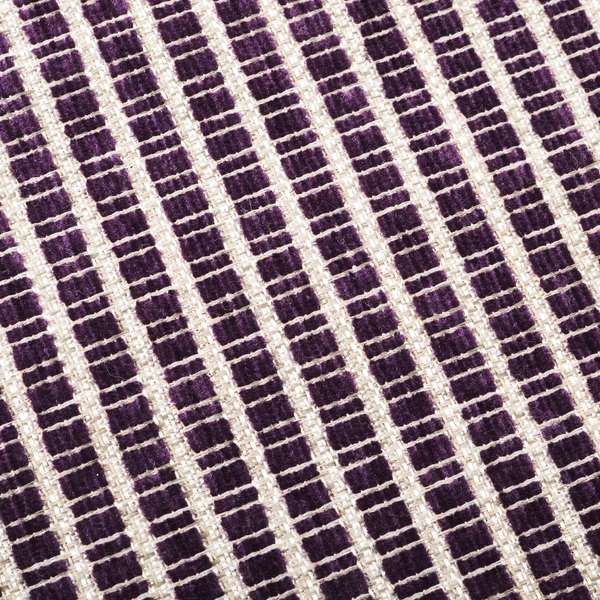 Cleveland Thick Durable Woven Hopsack Type Soft Upholstery Fabric In Purple Colour