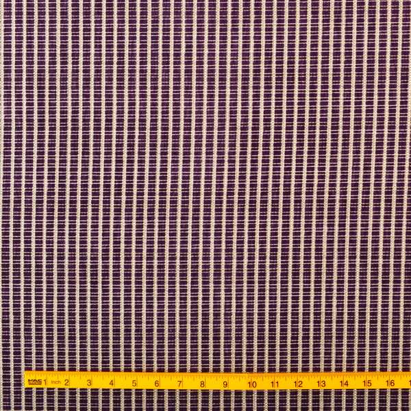 Cleveland Thick Durable Woven Hopsack Type Soft Upholstery Fabric In Purple Colour