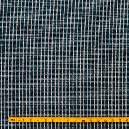 Cleveland Thick Durable Woven Hopsack Type Soft Upholstery Fabric In Teal Blue - Roman Blinds