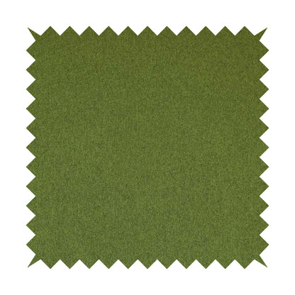 Como Soft Wool Effect Plain Chenille Quality Upholstery Fabric In Green Grass Colour - Made To Measure Curtains