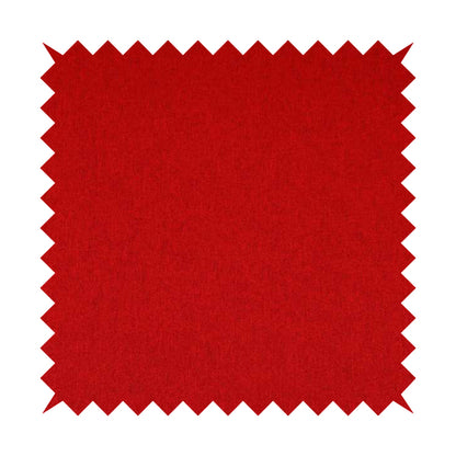 Como Soft Wool Effect Plain Chenille Quality Upholstery Fabric In Red Colour - Roman Blinds