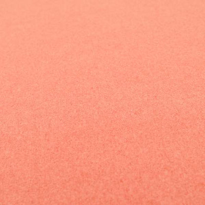 Como Soft Wool Effect Plain Chenille Quality Upholstery Fabric In Pink Colour