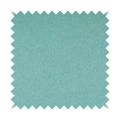 Como Soft Wool Effect Plain Chenille Quality Upholstery Fabric In Teal Blue Colour - Made To Measure Curtains