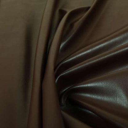 Condor Matt Effect Faux Leather Dark Brown Colour Upholstery Vinyl Fabrics