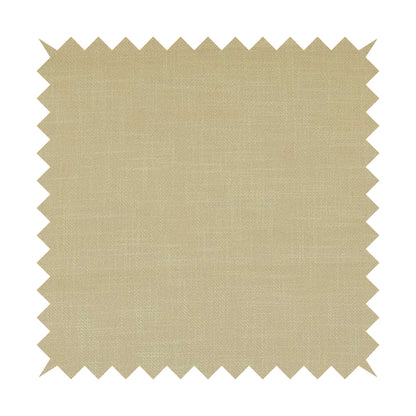 Cruise Ribbed Weave Textured Chenille Material In Plain Beige Upholstery Curtain Fabric - Roman Blinds