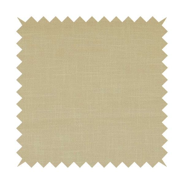 Cruise Ribbed Weave Textured Chenille Material In Plain Beige Upholstery Curtain Fabric