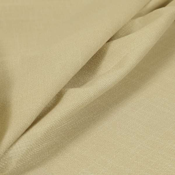 Cruise Ribbed Weave Textured Chenille Material In Plain Beige Upholstery Curtain Fabric - Roman Blinds