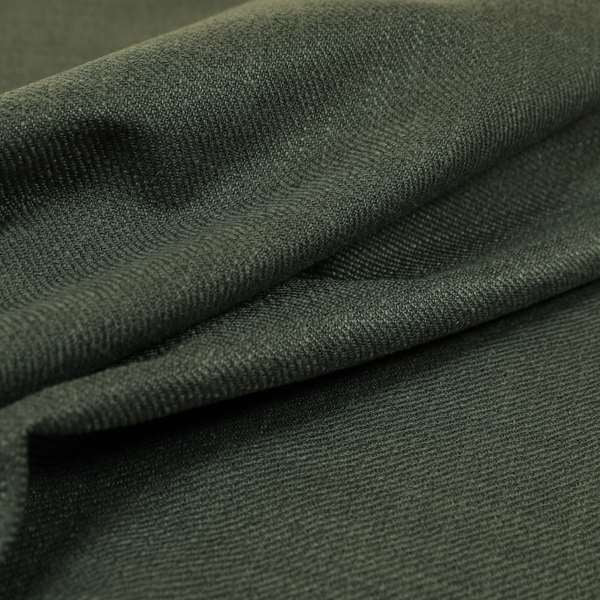 Cruise Ribbed Weave Textured Chenille Material In Grey Upholstery Curtain Fabric - Roman Blinds