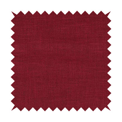 Cruise Ribbed Weave Textured Chenille Material In Red Upholstery Curtain Fabric