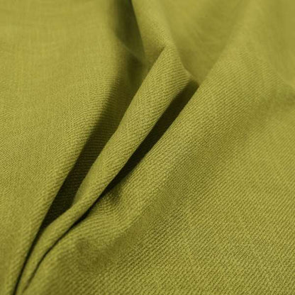 Cruise Ribbed Weave Textured Chenille Material In Green Upholstery Curtain Fabric - Roman Blinds