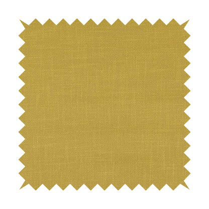 Cruise Ribbed Weave Textured Chenille Material In Yellow Upholstery Curtain Fabric - Roman Blinds