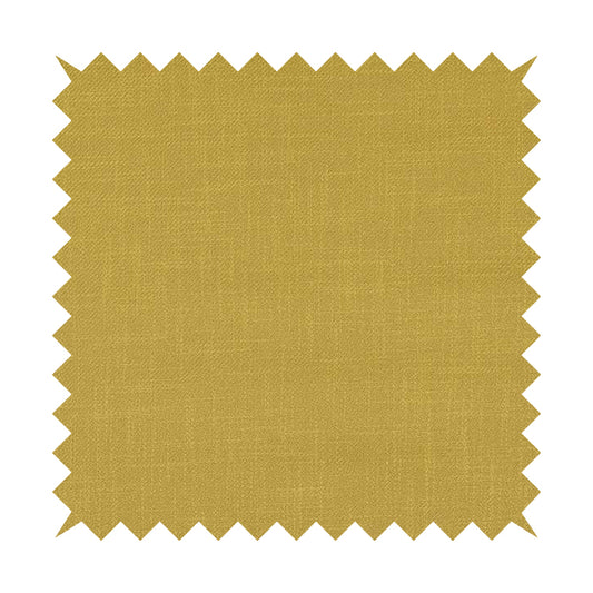 Cruise Ribbed Weave Textured Chenille Material In Yellow Upholstery Curtain Fabric