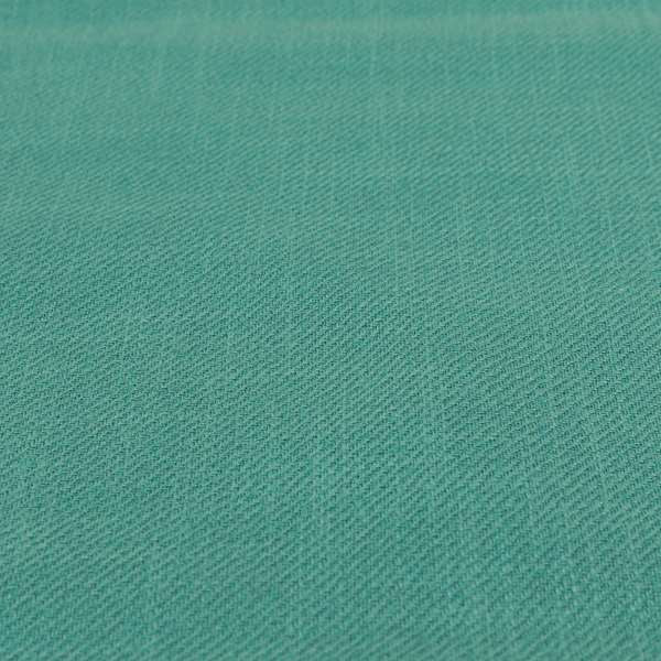 Cruise Ribbed Weave Textured Chenille Material In Teal Turquoise Upholstery Curtain Fabric - Roman Blinds