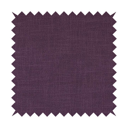 Cruise Ribbed Weave Textured Chenille Material In Purple Upholstery Curtain Fabric - Roman Blinds