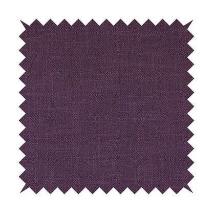 Cruise Ribbed Weave Textured Chenille Material In Purple Upholstery Curtain Fabric - Made To Measure Curtains