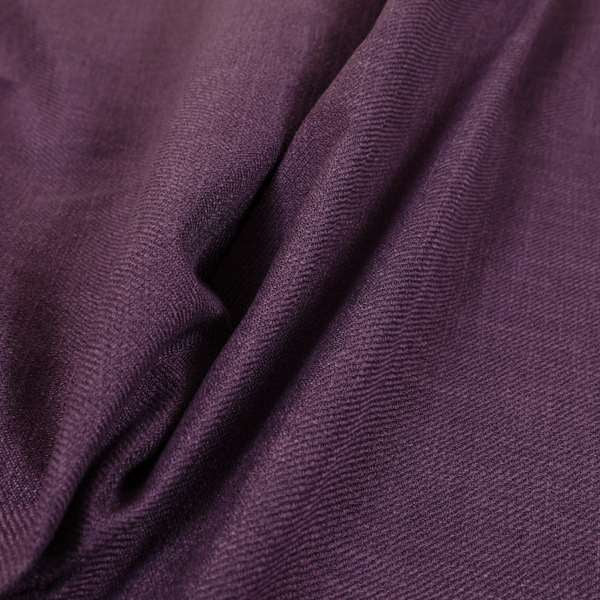 Cruise Ribbed Weave Textured Chenille Material In Purple Upholstery Curtain Fabric - Handmade Cushions