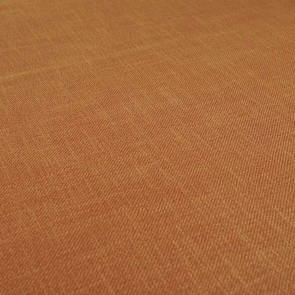 Cruise Ribbed Weave Textured Chenille Material In Orange Upholstery Curtain Fabric - Roman Blinds