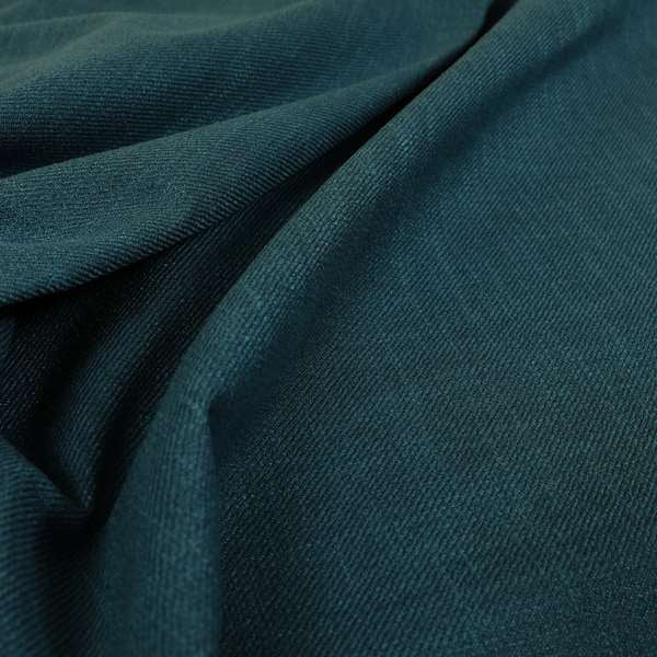 Cruise Ribbed Weave Textured Chenille Material In Navy Blue Upholstery Curtain Fabric