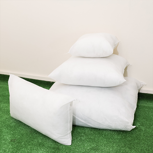 White Plain Empty Cushion Pads Inserts Available In Small