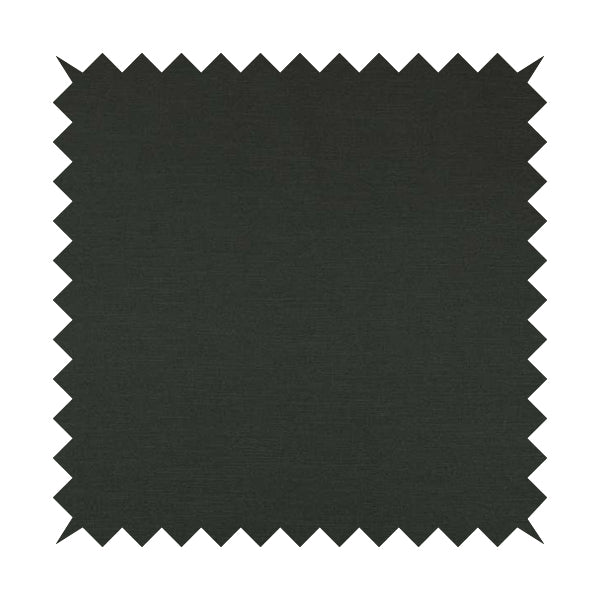 Darwin Linen Effect Style Flat Weave Material In Black Colour Upholstery Soft Furnishing Fabrics - Roman Blinds