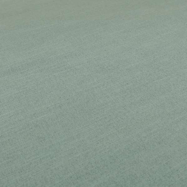 Darwin Linen Effect Style Flat Weave Material In Cerulean Blue Colour Upholstery Soft Furnishing Fabrics - Roman Blinds